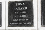 BARNARD Edna 1934-2003