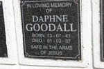 GOODALL Daphne 1941-2007