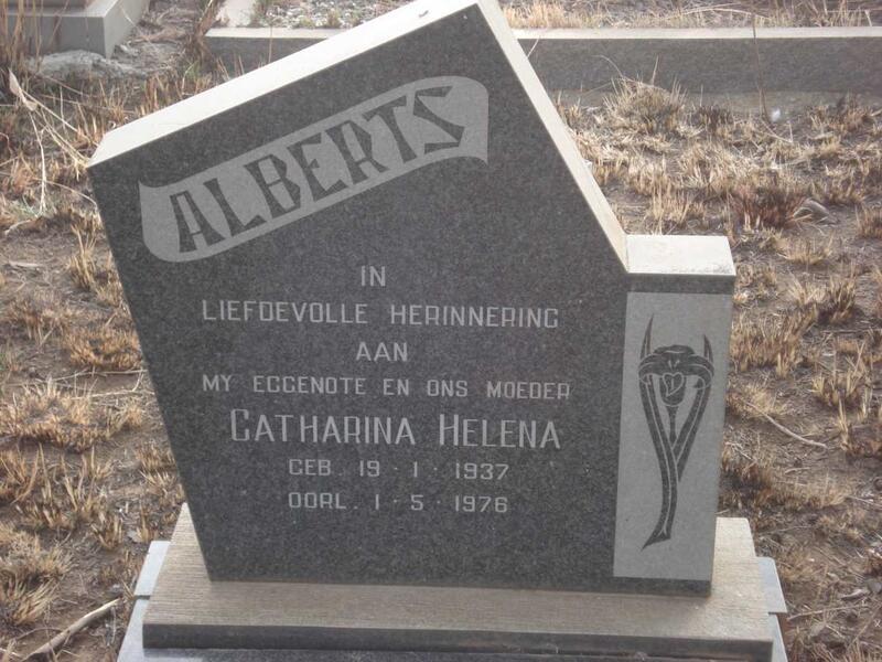 ALBERTS Catharina Helena 1937-1976