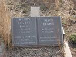 LOVETT Henry 1921-1987 & Olive Elaine 1929-1998