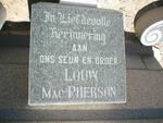 MAC PHERSON Louw