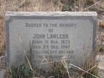 LAWLESS John 1873-1947