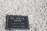 KOCK Deon, de 1943-1999