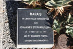 MARAIS Johannes Stephanus 1931-1997
