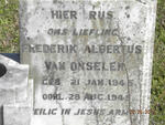 ONSELEN Frederik Albertus, van 1945-1945