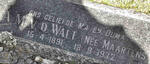 WALT A.M., vd nee MAARTENS 1891-1972