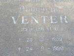 VENTER Magrieta nee DREYER 1909-1990