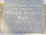 WADE Harold Neville 1930-1980