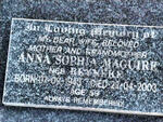 MAGUIRE Anna Sophia nee REYNEKE 1943-2003