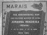 MARAIS Johanna Hendrika 1916-1984