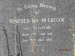 McGREGOR Winnifred Ina nee TITTERTON 1891-1966