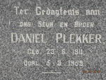 PLEKKER Daniel 1911-1959