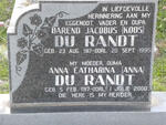 RANDT Barend Jacobus, du 1917-1995 & Anna Catharina 1917-2000