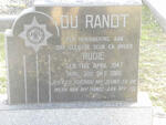 RANDT Rudie, du 1947-1966