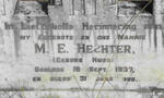 HECHTER M.E. nee HUGO -1937