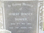 DAMPIER Hubert Bowyer 1882-1965