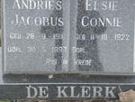 KLERK Andries Jacobus, de 1918-1987 & Elsie Connie 1922-