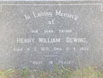 DEWING Henry William 1871-1955