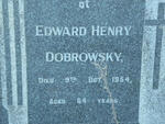 DOBROWSKY Edward Henry -1954