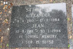 STEWART Alexander 1910-1984 & Jean 1918-1994