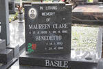 BASILE Benedetto 1933-1995 & Maureen Clare 1939-1990