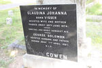 COWEN George Solomon -1987 & Glaudina Johanna VISSER -1974