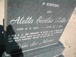 MERWE Aletta Cecilia, van der 1921-1998