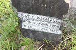 NICHOLS Katie 1900-1921