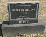 PIEK Pieter de Villiers 1922-1988