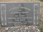 TERBLANCHE Christina Maria Magdalena nee GRIESSENDORF 1908-1953