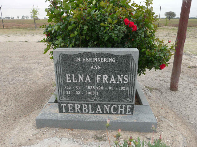 TERBLANCHE Frans 1928- & Elna 1928-2003