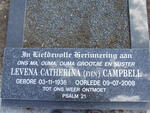 CAMPBELL Levena Catherina 1936-2008