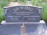 DEWING George Walter 1891-1978 & Martha Louisa Johanna 1898-1978