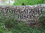 GIBSON Zola Mzoli 1963-1997