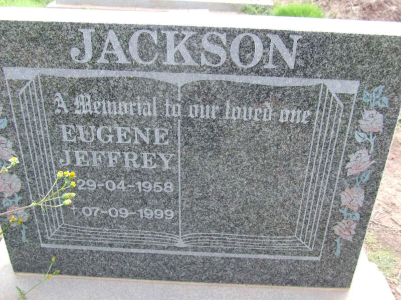 JACKSON Eugene Jeffrey 1958-1999
