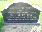 KALDENBERG Jan 1907-1966