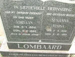 LOMBAARD Adriaan 1905-1958 & Susanna Josina 1906-1960