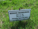 MGOBOLWANA Mongezi 1967-2003
