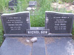 NICHOLSON Arthur Collins 1912-1980 & Alice Mabel 1920-2000