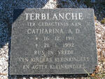 TERBLANCHE Catharina A.D. 1911-1992