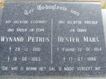OTTO Wynand Petrus 1910-1983 & Hester Marx FOURIE 1914-1986