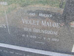 POTGIETER Violet Maude nee BRUNSDON 1905-1992