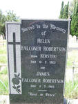ROBERTSON James Falconer -1963 & Helen Falconer KERSTEN -1963