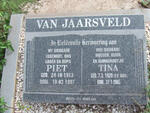 JAARSVELD Piet, van 1913-1997 & Tina V.D. BERG 1920-2005