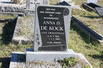 KOCK Anna D., de nee GROENEWALD 1913-1995