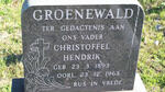GROENEWALD Christoffel Hendrik 1893-1963
