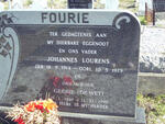 FOURIE Johannes Lourens 1914-1979 & Gerrie DE WET 1919-1999