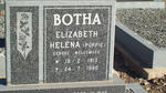BOTHA Elizabeth Helena nee WELGEMOED 1913-1980