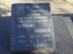 BOOKER Gerring 1920-1998