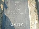 BOLTON John 1919-1997